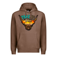 Chestnut take no bull Premium Hoodie - RacoonDesign