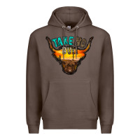 Coffee take no bull Premium Hoodie - RacoonDesign