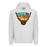 Dove Grey take no bull Premium Hoodie - RacoonDesign