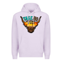 Lilac take no bull Premium Hoodie - RacoonDesign