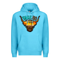Ocean Blue take no bull Premium Hoodie - RacoonDesign