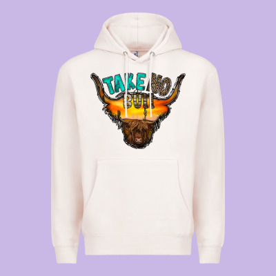Take No Bull Premium Hoodie Designed By Racoondesign
