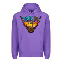 Purple take no bull Premium Hoodie - RacoonDesign