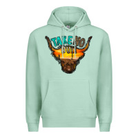Seafoam take no bull Premium Hoodie - RacoonDesign