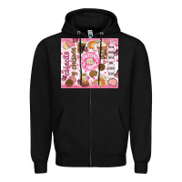 Black cafecito y chisme Zipper Hoodie - JahusDesignShop
