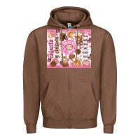 Chestnut cafecito y chisme Zipper Hoodie - JahusDesignShop