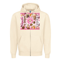 Sandshell cafecito y chisme Zipper Hoodie - JahusDesignShop