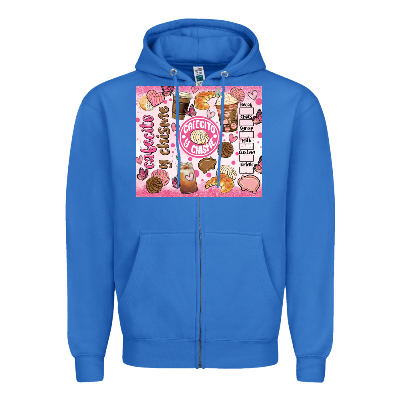Cafecito Y Chisme Zipper Hoodie by JahusDesignShop | Teevron