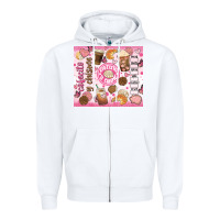 White cafecito y chisme Zipper Hoodie - JahusDesignShop