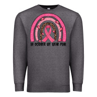 Charcoal Heather in october we wear pink rainbow Premium Sweatshirt - JahusDesignShop