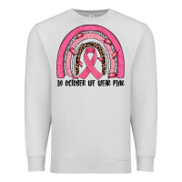 Dove Grey in october we wear pink rainbow Premium Sweatshirt - JahusDesignShop