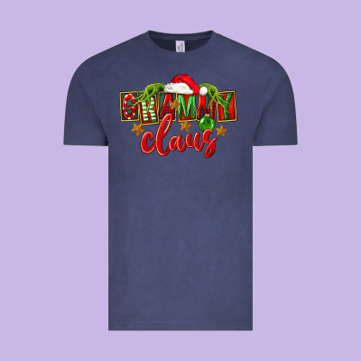 Christmas Grammy Claus Mother's Day Vintage Tee Designed By Fadigitalartstudio