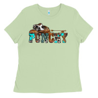 Matcha western cowboy hat punchy Ladies Tee - OliviaCreatesArt