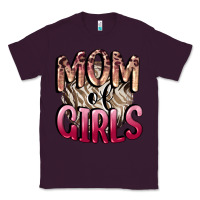 Plum Mom of Girls Mother's Day Classic Tee - CowGirlArtShop