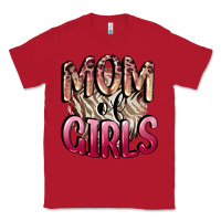 Red Mom of Girls Mother's Day Classic Tee - CowGirlArtShop