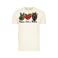 Vintage Arctic peace love bison Vintage Tee - RanaPortraitStore