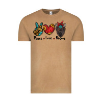 Peace Love Bison Vintage Tee | Teevron
