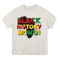 Cream black history month Heavy Core Tee - CowGirlArtShop