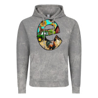 Farm Life Alphabet Lowercase Letters E Vintage Hoodie | Teevron