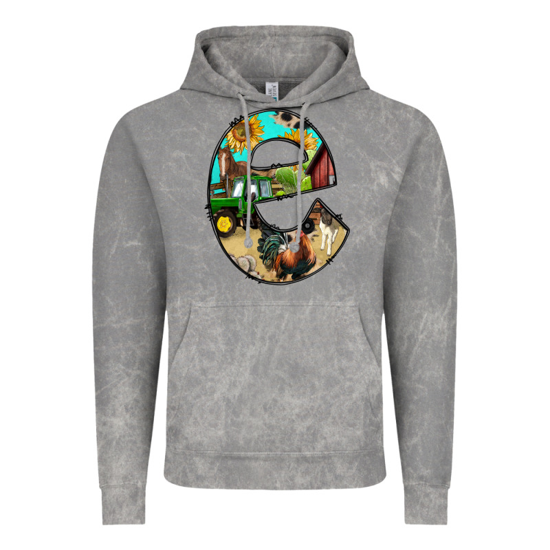 Farm Life Alphabet Lowercase Letters E Vintage Hoodie by BundleAndBundleShop | Teevron