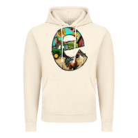 Vintage Artic farm life alphabet lowercase letters e Vintage Hoodie - BundleAndBundleShop