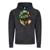 Vintage Black farm life alphabet lowercase letters e Vintage Hoodie - BundleAndBundleShop