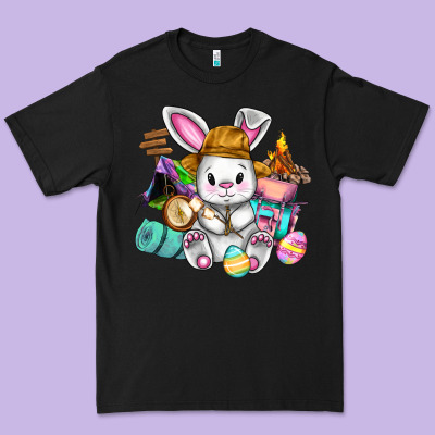 Easter Day Camper  Happy Easter Day Premium Tee Designed By Cowgirlartshop