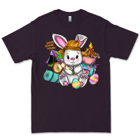 Plum Easter Day Camper  Happy Easter Day Premium Tee - CowGirlArtShop