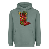 Sage Christmas boots Heavyweight Hoodie - JahusDesignShop