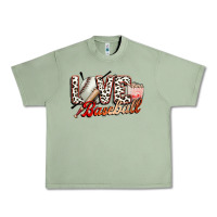 Oil Green love baseball Urban Heavy Tee - FaDigitalArtStudio