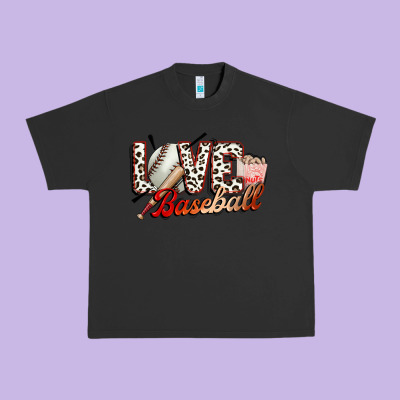 Love Baseball Urban Heavy Tee Designed By Fadigitalartstudio