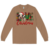 Toasted Coconut love christmas holstein heifer Long Sleeve Tee - FaDigitalArtStudio