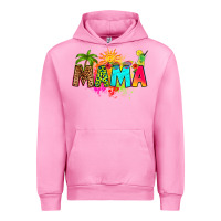 Fuchsia Pink summer mama Urban Hoodie - RanaPortraitStore