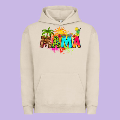 Summer Mama Urban Hoodie Designed By Ranaportraitstore