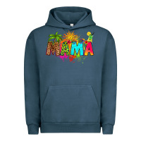 Pigment Midnight Navy summer mama Urban Hoodie - RanaPortraitStore