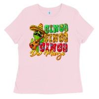 Bubblegum Pink Cinco cinco de mayo Ladies Tee - FaDigitalArtStudio