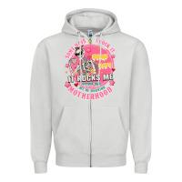 Dove Grey funny motherhood Zipper Hoodie - JahusDesignShop