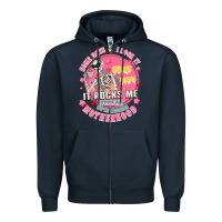 Navy funny motherhood Zipper Hoodie - JahusDesignShop