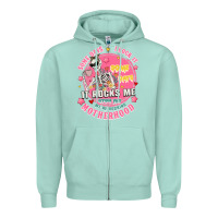 Seafoam funny motherhood Zipper Hoodie - JahusDesignShop