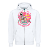 White funny motherhood Zipper Hoodie - JahusDesignShop