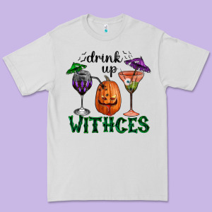 Drink Up Withces Halloween Premium Tee Designed By Ranaportraitstore