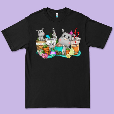 Easter Hippopotamus Coffee Cups Easter Day Premium Tee Designed By Cowgirlartshop