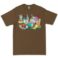 Cacao Easter Hippopotamus coffee cups Easter Day Premium Tee - CowGirlArtShop