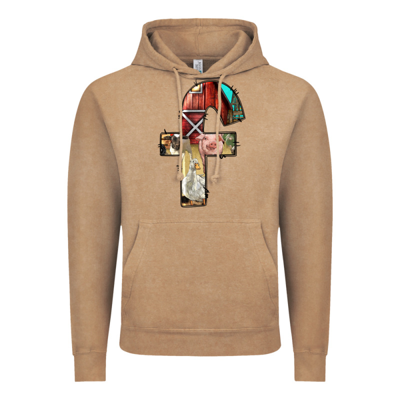Farm Life Alphabet Lowercase Letters F Vintage Hoodie by BundleAndBundleShop | Teevron