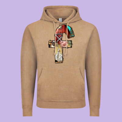 Farm Life Alphabet Lowercase Letters F Vintage Hoodie Designed By Bundleandbundleshop