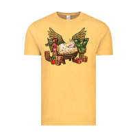 Vintage Mustard joy christmas with baby jesus bbs Vintage Tee - BundleAndBundleShop