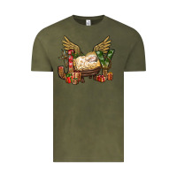 Vintage Olive joy christmas with baby jesus bbs Vintage Tee - BundleAndBundleShop