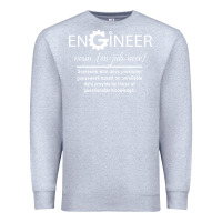 Heather Grey #engineer   #noun Premium Sweatshirt - baoMotion