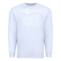 White #engineer   #noun Premium Sweatshirt - baoMotion