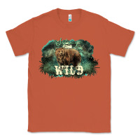 Copper Stay wild night Grizzly Bear Classic Tee - HowdyJamesFarm